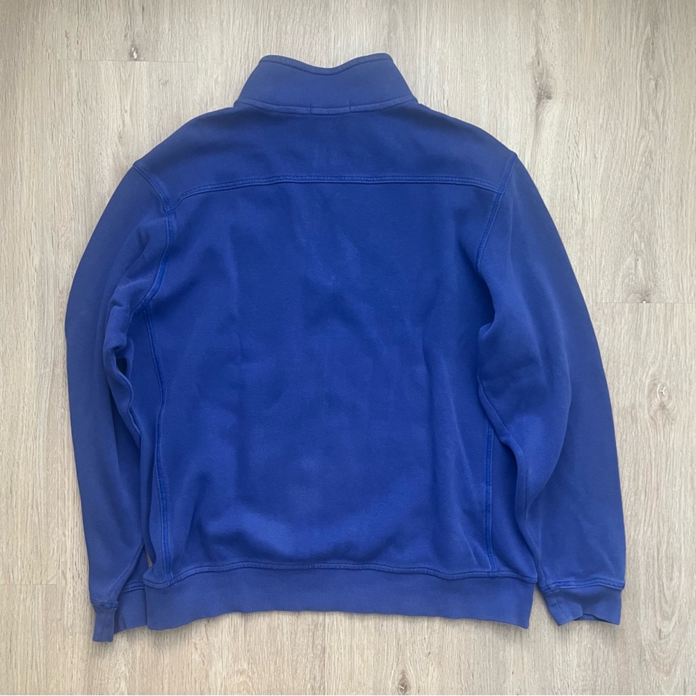 Tommy Bahama Sweater Mens XL Blue Pullover Quarter Zip Preppy Relax Golf Office - Picture 3 of 9
